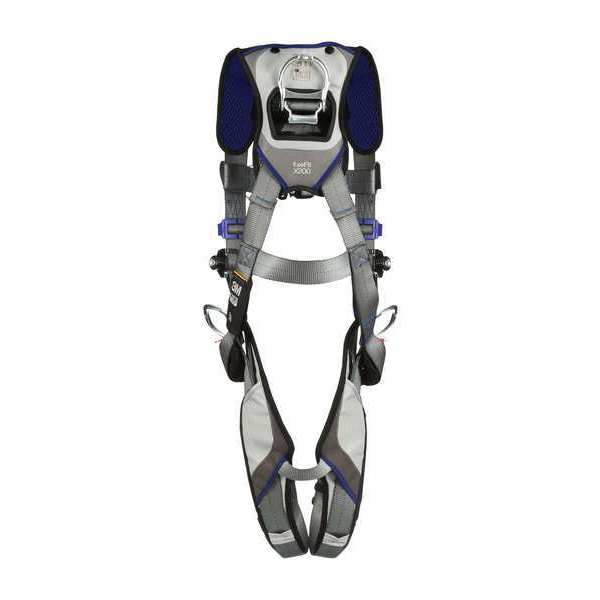 Harness, Vest Style, S, Polyester, Gray