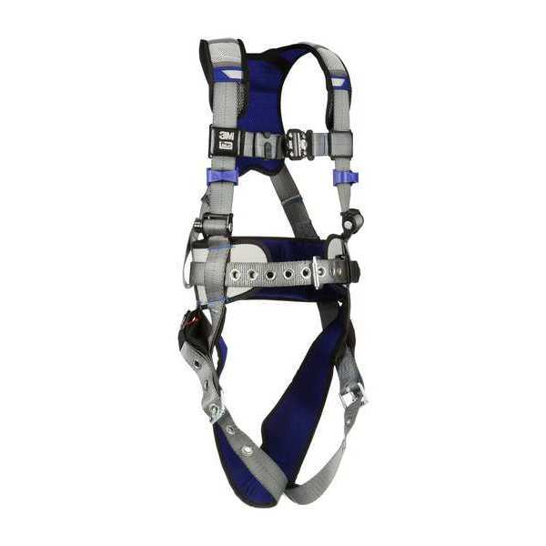 Harness, Vest Style, XL, Polyester, Gray