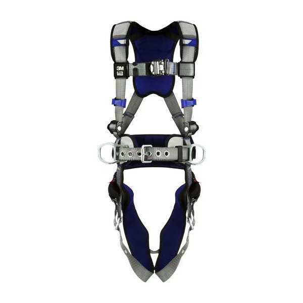 Harness, Vest Style, S, Polyester, Gray