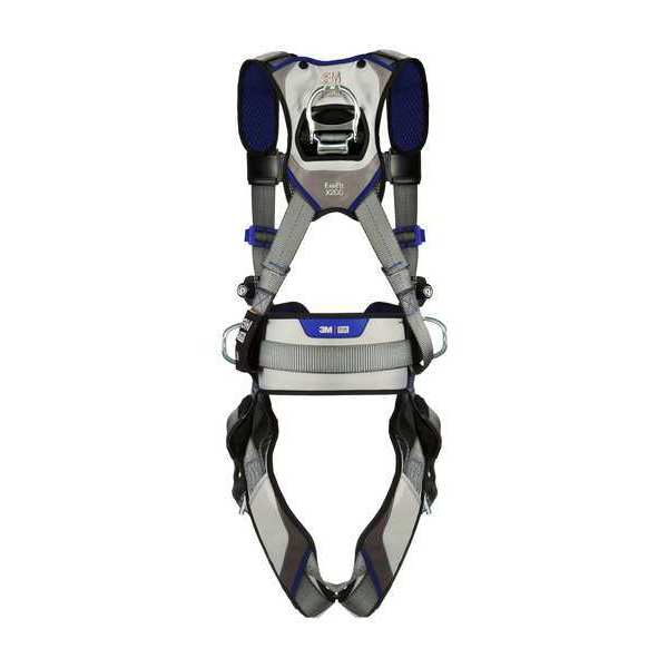 Harness, Vest Style, S, Polyester, Gray