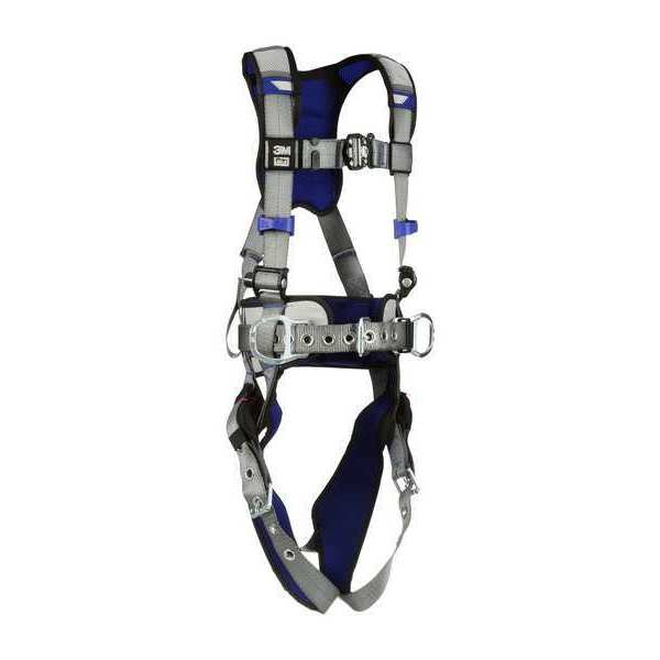 Harness, Vest Style, S, Polyester, Gray