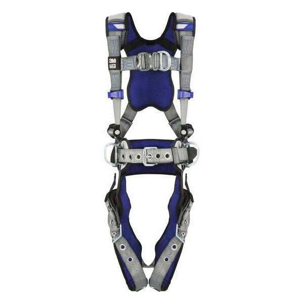 Harness, Vest Style, M, Polyester, Gray
