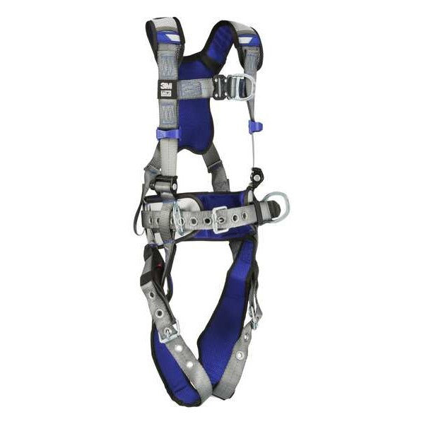 Harness, Vest Style, M, Polyester, Gray