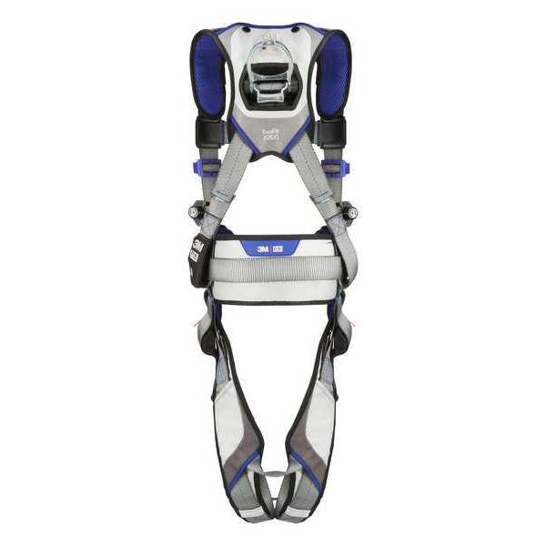 Harness, Vest Style, S, Polyester, Gray