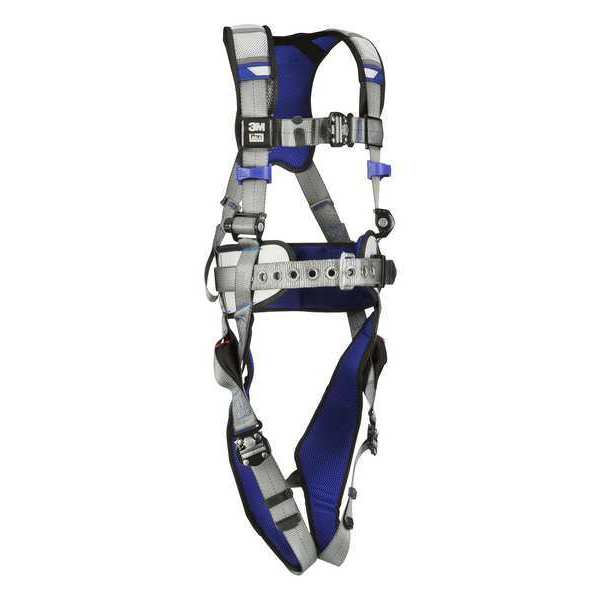 Harness, Vest Style, S, Polyester, Gray