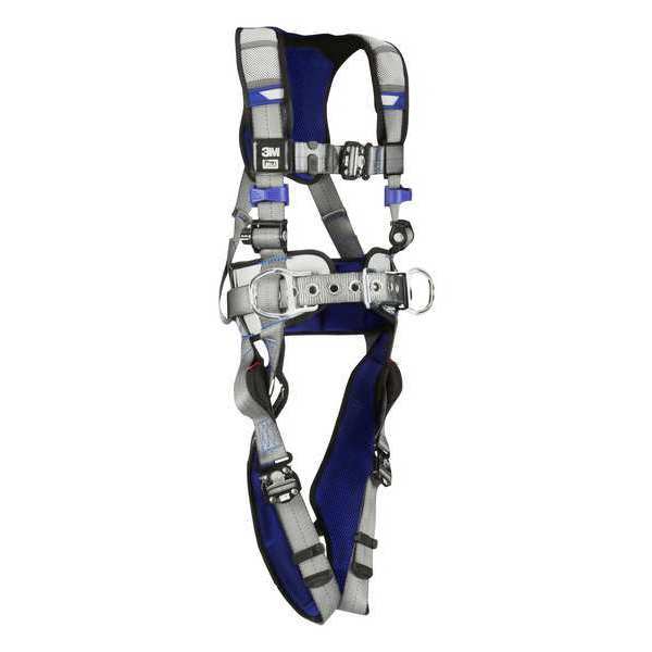 Harness, Vest Style, S, Polyester, Gray