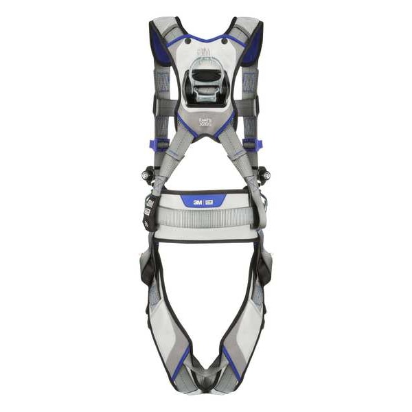Harness, Vest Style, 2XL, Polyester, Gray