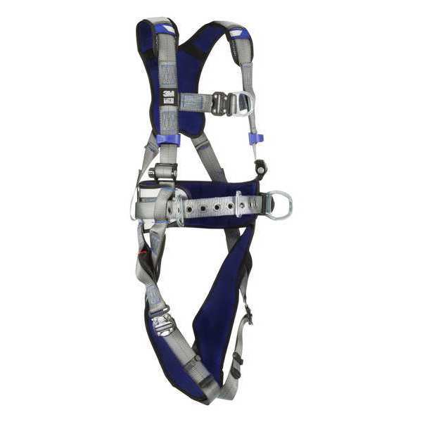 Harness, Vest Style, M, Polyester, Gray