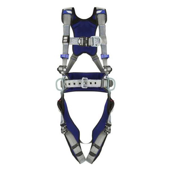 Harness, Vest Style, S, Polyester, Gray