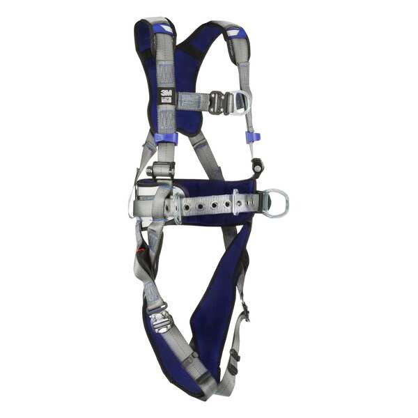 Harness, Vest Style, S, Polyester, Gray