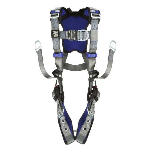 Harness, Vest Style, XL, Polyester, Gray