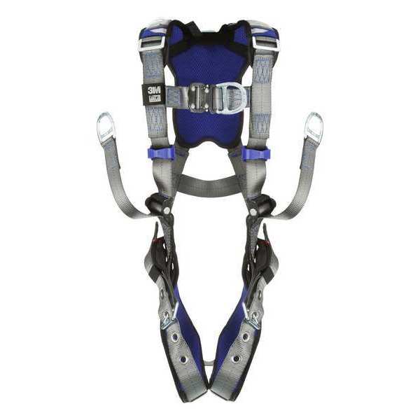 Harness, Vest Style, L, Polyester, Gray