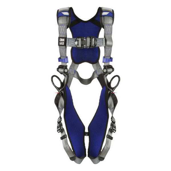 Harness, Vest Style, L, Polyester, Gray