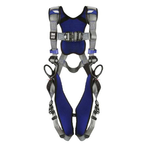 Harness, Vest Style, M, Polyester, Gray