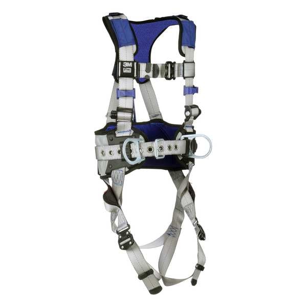 Harness, Vest Style, S, Polyester, Gray