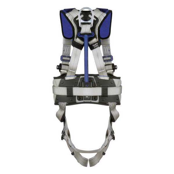 Harness, Vest Style, M, Polyester, Gray