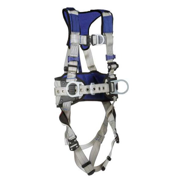 Harness, Vest Style, L, Polyester, Gray