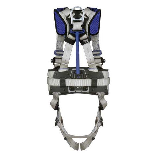 Harness, Vest Style, L, Polyester, Gray