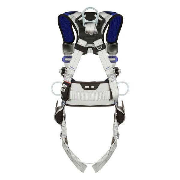 Harness, Vest Style, L, Polyester, Gray