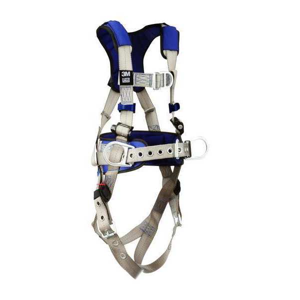 Harness, Vest Style, M, Polyester, Gray