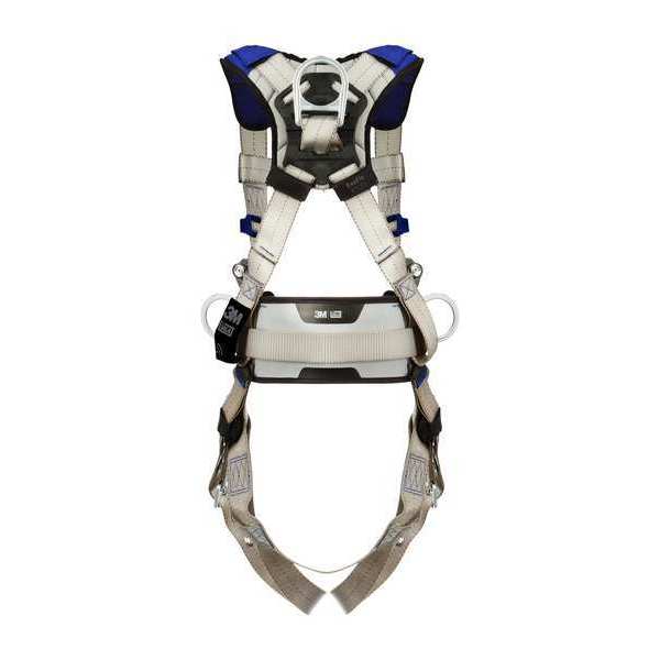 Harness, Vest Style, M, Polyester, Gray