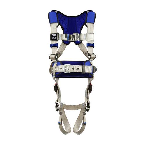 Harness, Vest Style, L, Polyester, Gray