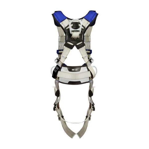 Harness, Vest Style, XL, Polyester, Gray