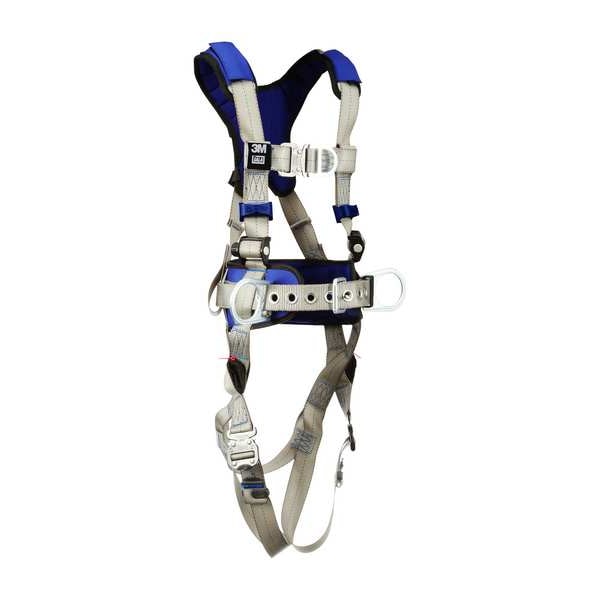 Harness, Vest Style, M, Polyester, Gray