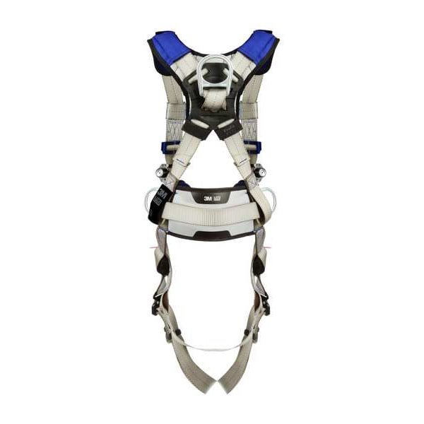 Harness, Vest Style, M, Polyester, Gray