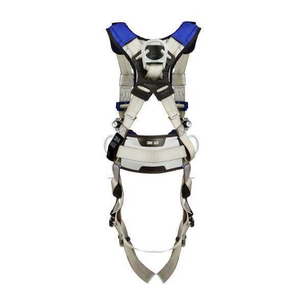 Harness, Vest Style, 2XL, Polyester, Gray