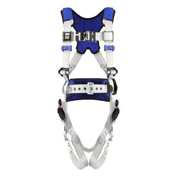 Harness, Vest Style, S, Polyester, Gray