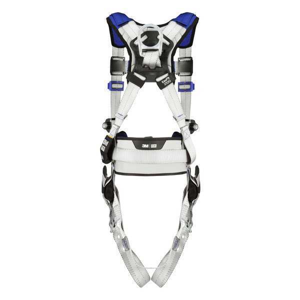 Harness, Vest Style, S, Polyester, Gray