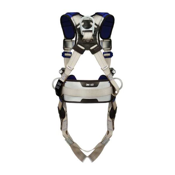 Harness, Vest Style, XL, Polyester, Gray