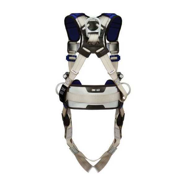 Harness, Vest Style, L, Polyester, Gray