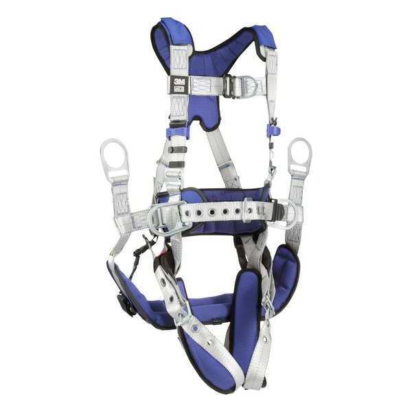 Harness, Vest Style, S, Polyester, Gray