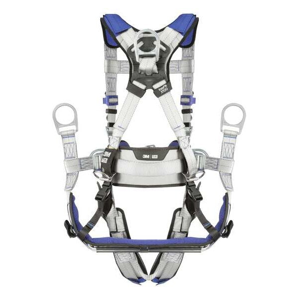 Harness, Vest Style, M, Polyester, Gray