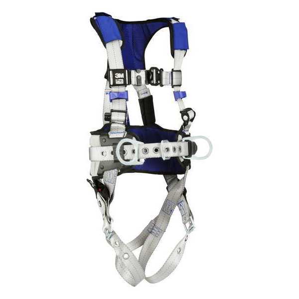 Harness, Vest Style, L, Polyester, Gray