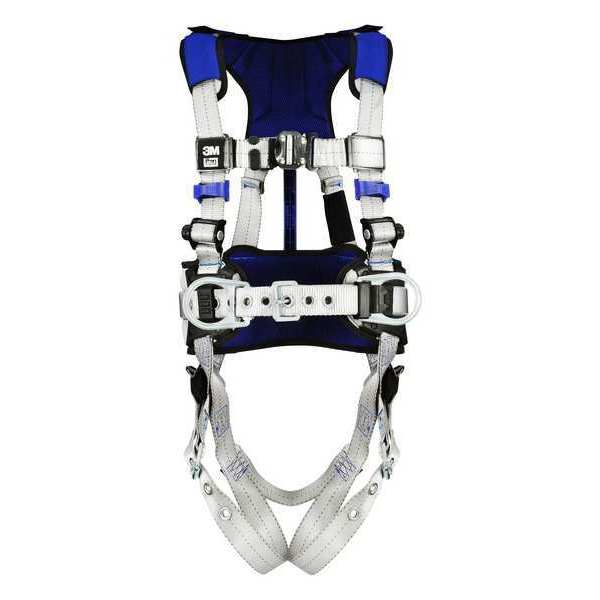Harness, Vest Style, L, Polyester, Gray