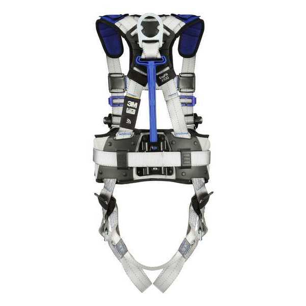 Harness, Vest Style, L, Polyester, Gray