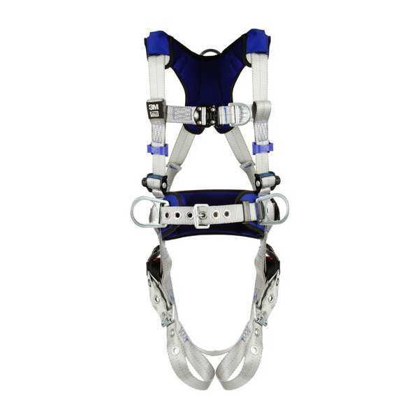 Harness, Vest Style, XL, Polyester, Gray