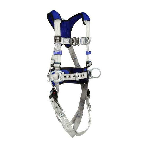 Harness, Vest Style, 2XL, Polyester, Gray