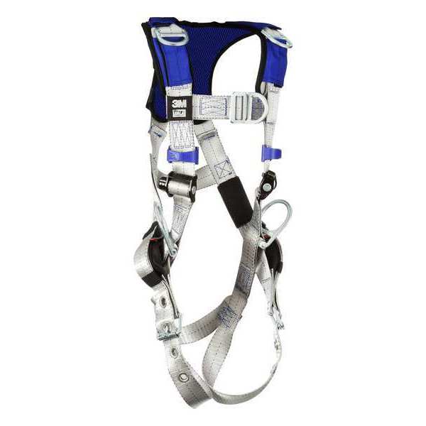 Harness, Vest Style, 2XL, Polyester, Gray