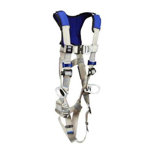 Harness, Vest Style, L, Polyester, Gray