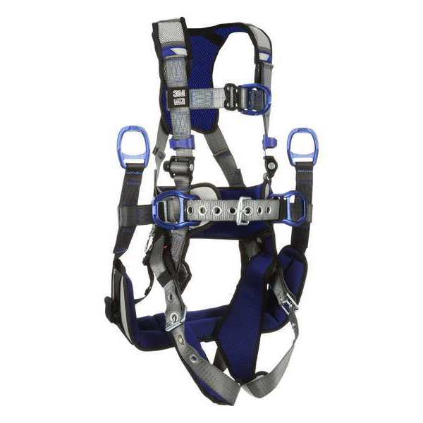 Harness, Vest Style, S, Polyester, Gray