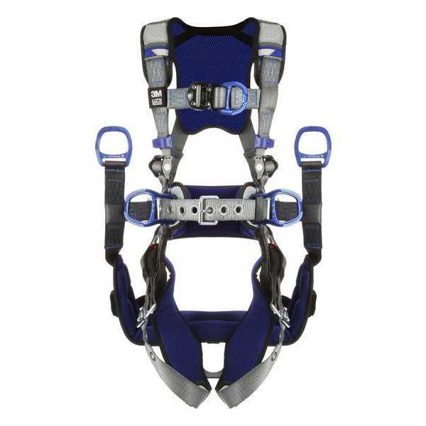Harness, Vest Style, L, Polyester, Gray