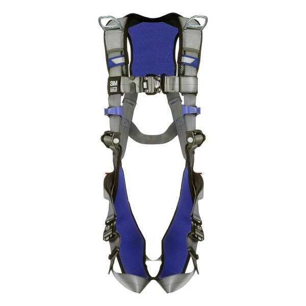 Harness, Vest Style, S, Polyester, Gray