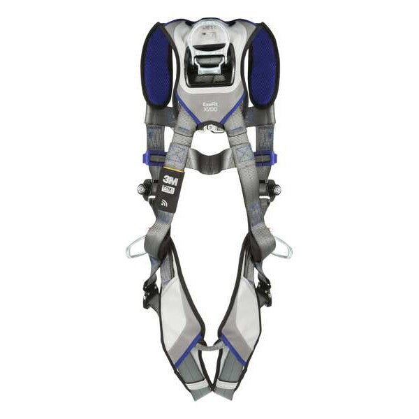 Harness, Vest Style, S, Polyester, Gray