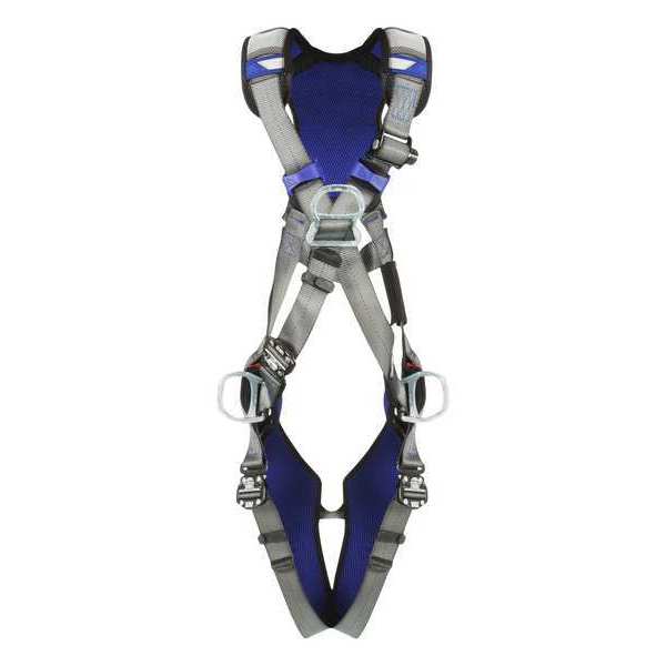 Harness, Vest Style, XL, Polyester, Gray
