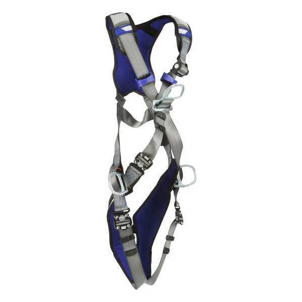 Harness, Vest Style, XL, Polyester, Gray
