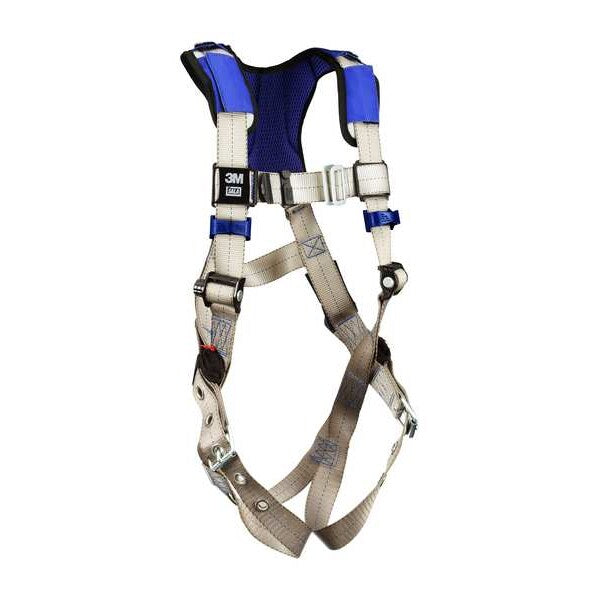 Harness, Vest Style, L, Polyester, Gray